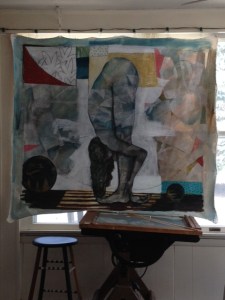 Finishing a painting is really about having a conversation with yourself. This one is talking!