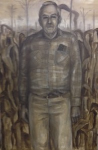 A painting I did twenty years ago of my dad. I call him Columbus.