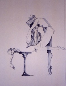 old photo of an old watercolor. I did this painting sometime in the 1980's