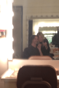 50 minutes before stepping onto the stage