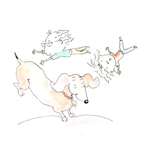 an illustration from Beaky's book, SHAYNE.