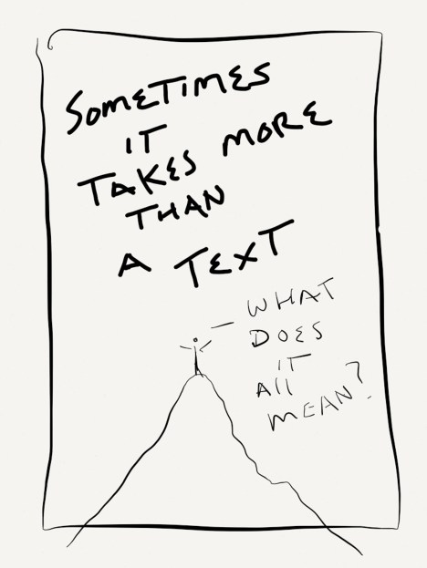 Sometimes It takes more than a text