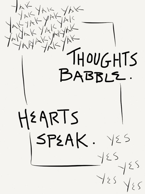 Thoughts Babble Hearts Speak