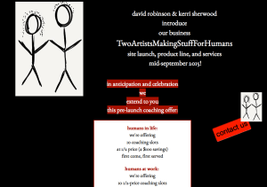 an offer from TwoArtistMakingStuffForHumans