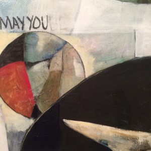 a detail of my painting, May You Be.