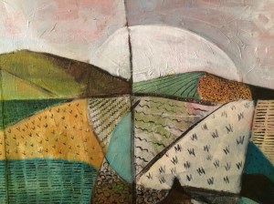 I'm experimenting with my meditation drawings. A detail from a work-in-progress