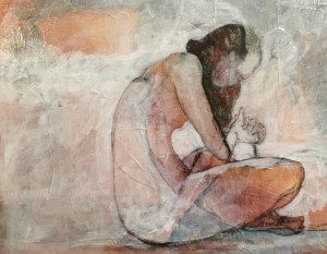 One of the latest paintings from The Yoga Series