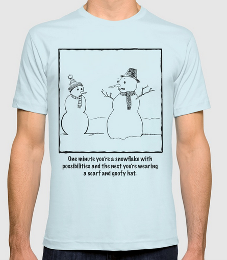 Flawed Snowman TSHIRT