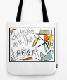 TwoArtists childrenAre TOTE BAG