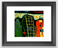 cityscape FRAMED ART PRINT copy