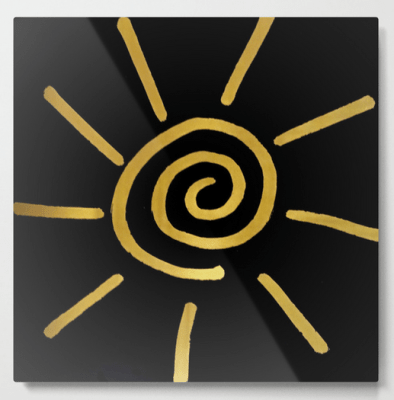 as sure as the sun METAL WALL ART copy