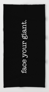 beanstalk FACE YOUR GIANT BEACH TOWEL copy