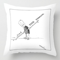 find your treasures CHICKEN SQ PILLLOW copy