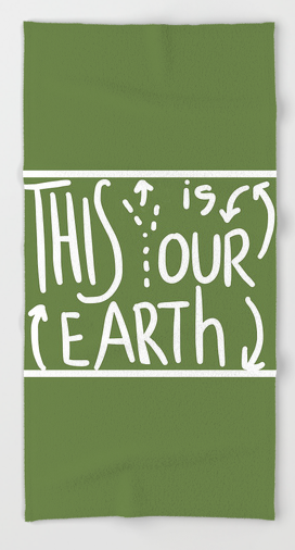 OUR EARTH BEACH TOWEL copy
