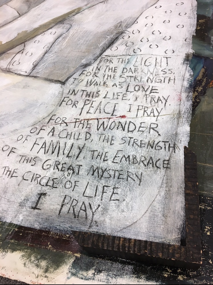 painting FOR PEACE I PRAY morsel copy