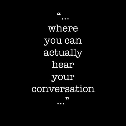 where you can actually hear copy