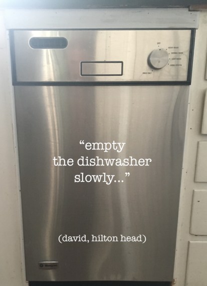 empty the dishwasher slowly box copy