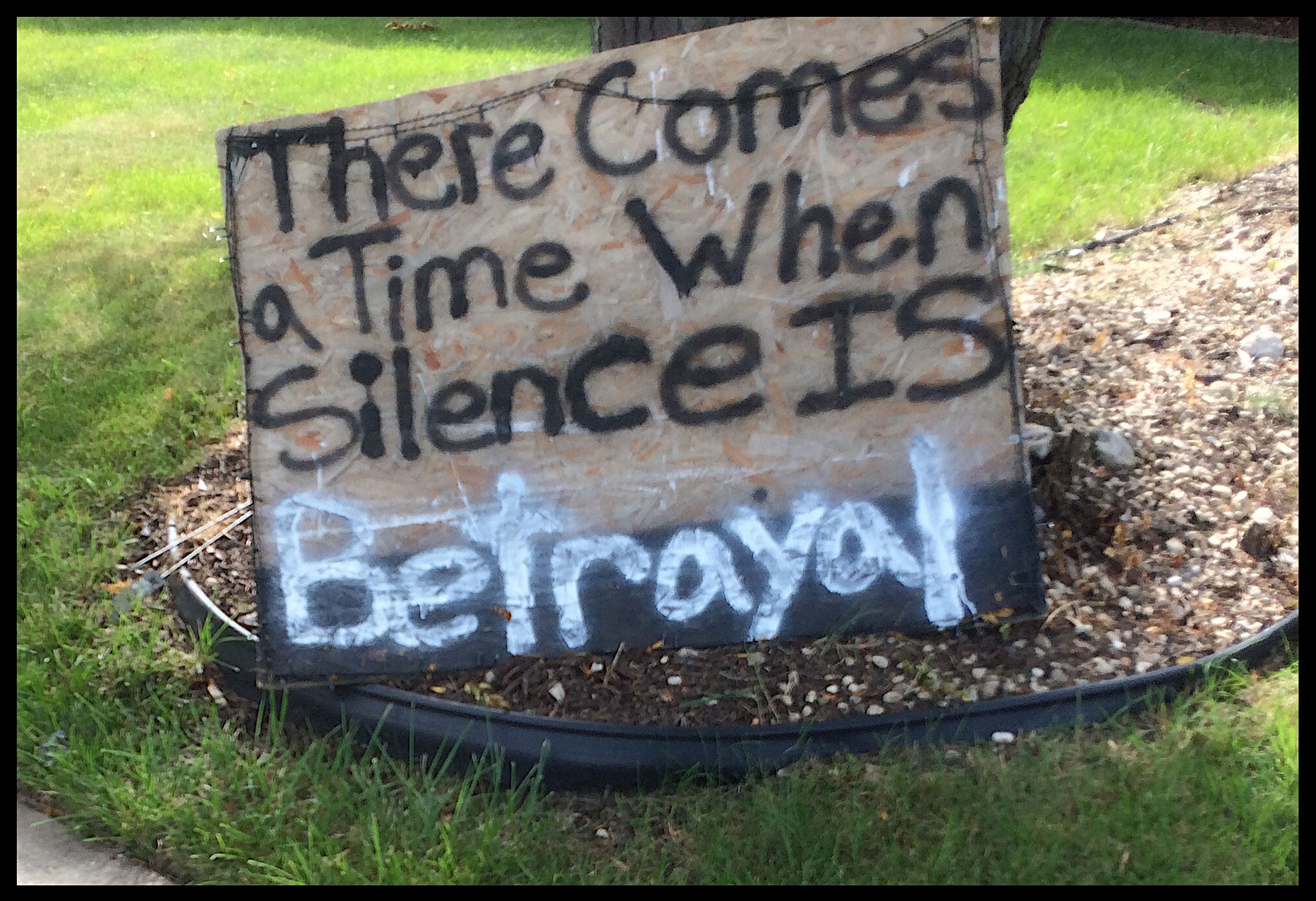 there comes a time when silence copy